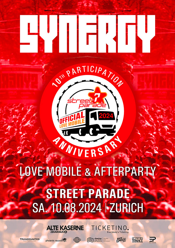 SYNERGY Events @Â Street Parade 2024 - Love Mobile & After Party